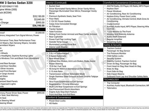 Used 2016 BMW 320i Sedan image 2