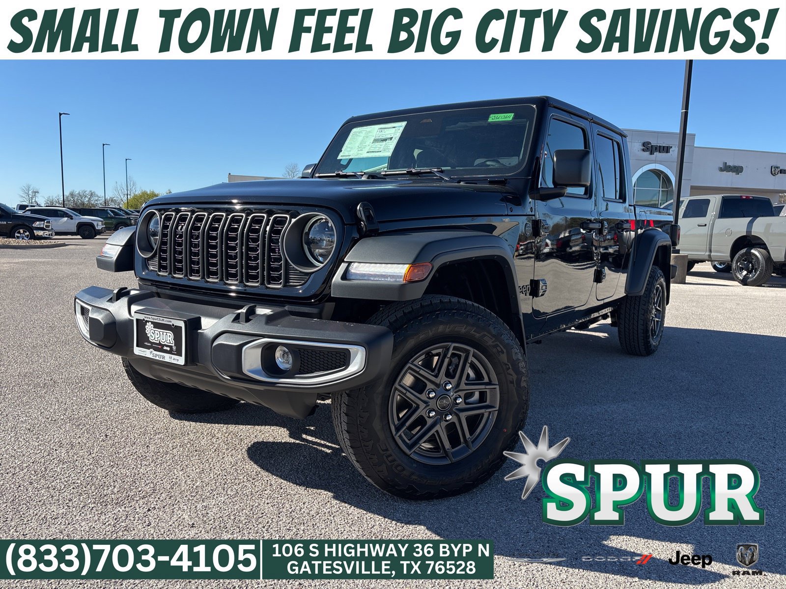 New 2026 Jeep Gladiator Sport AWD/4WD 360° Tour