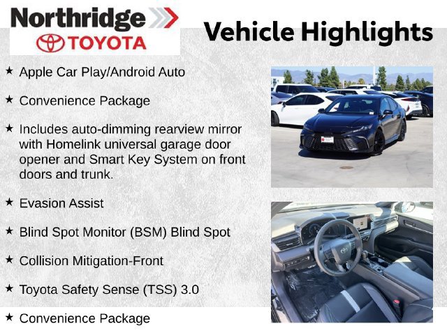 Certified 2025 Toyota Camry SE w/ Convenience Package FWD image 2