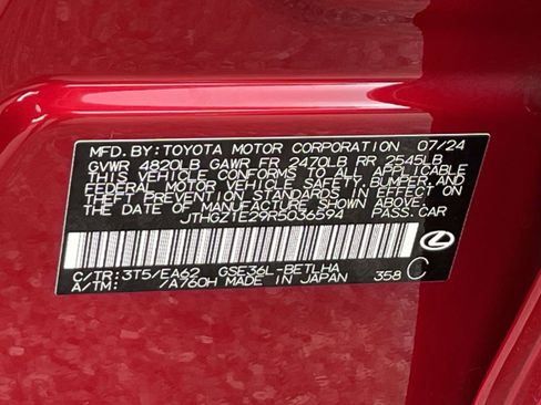 Used 2024 Lexus IS 350 F Sport w/ Memory Package AWD/4WD image 39