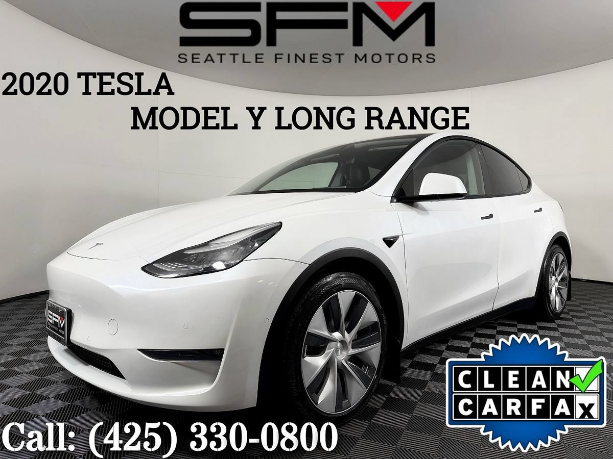Used 2020 Tesla Model Y Long Range AWD/4WD image 1