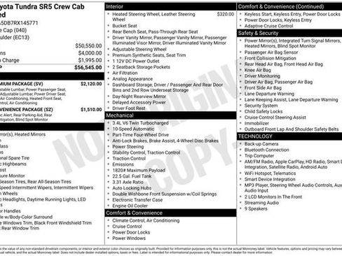 Used 2024 Toyota Tundra SR5 w/ SR5 Premium Package AWD/4WD image 18