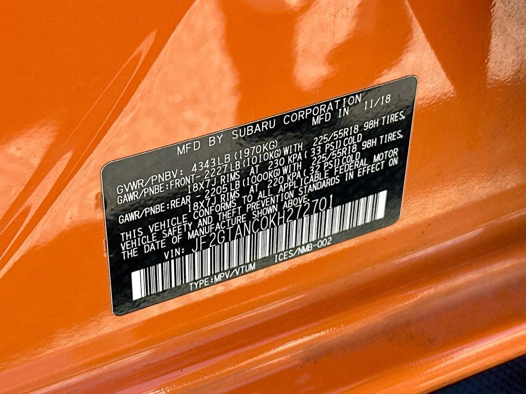 Used 2019 Subaru Crosstrek 2.0i Limited w/ Moonroof Package w/Navigation AWD/4WD image 27