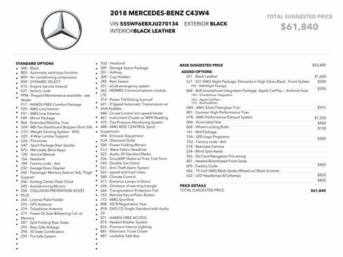 Used 2018 Mercedes-Benz C 43 AMG C 43 AMG image 93