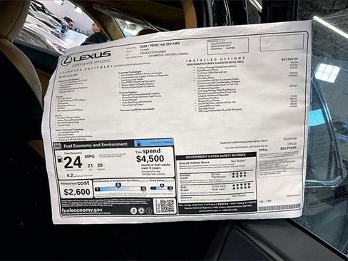 New 2026 Lexus NX 350 AWD w/ Premium Package image 14