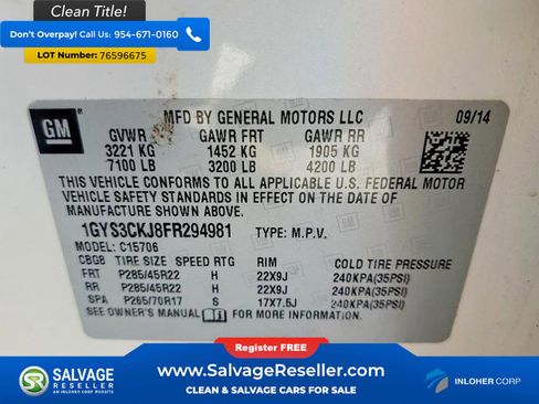 Used 2015 Cadillac Escalade Premium image 17