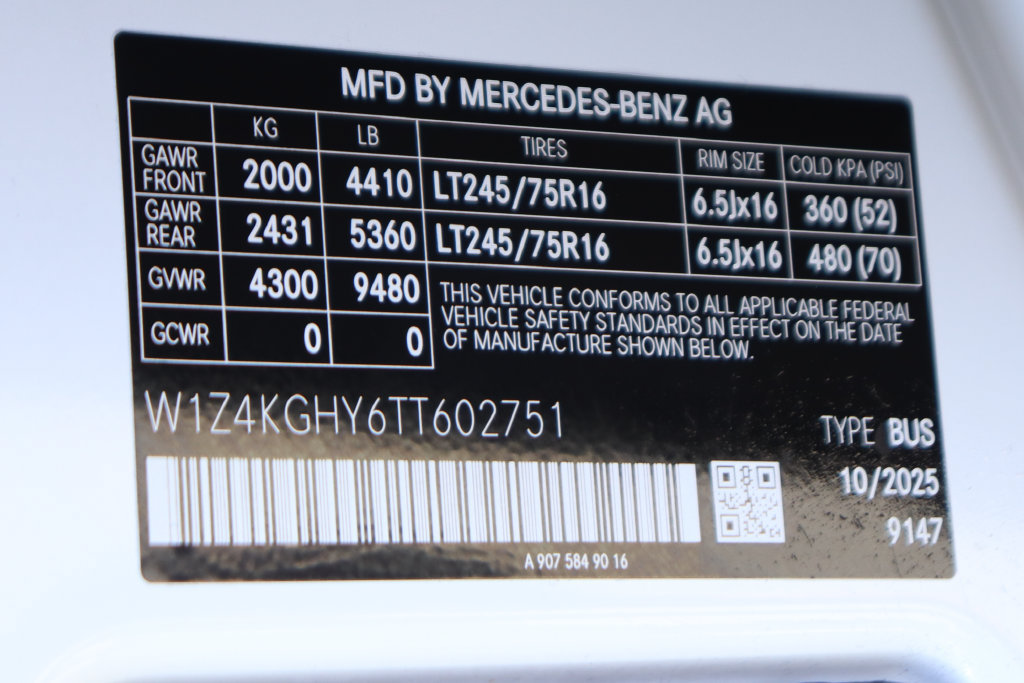 Used 2026 Mercedes-Benz Sprinter 2500 image 48