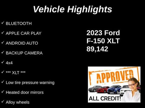 Used 2023 Ford F150 XLT w/ Equipment Group 301A Mid AWD/4WD image 9