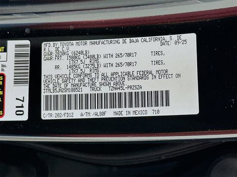 Used 2025 Toyota Tacoma TRD Off-Road w/ TRD Off Road Upgrade Package image 32