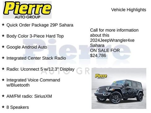 Used 2024 Jeep Wrangler Unlimited Sahara AWD/4WD image 7
