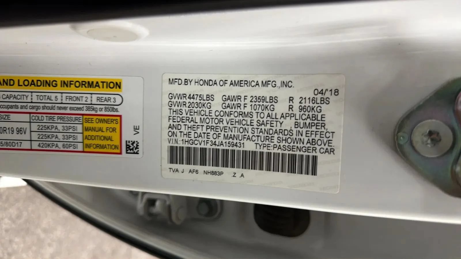 Used 2018 Honda Accord Sport image 25