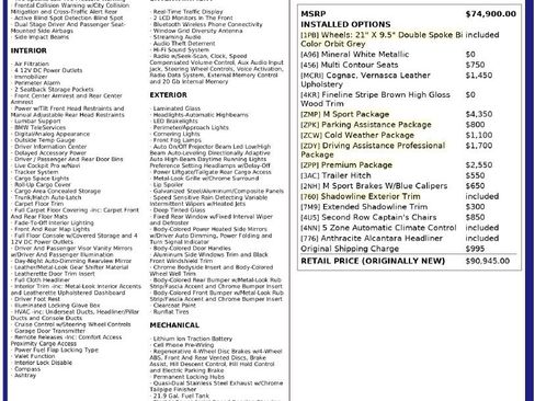 Used 2021 BMW X7 xDrive40i w/ M Sport Package image 96