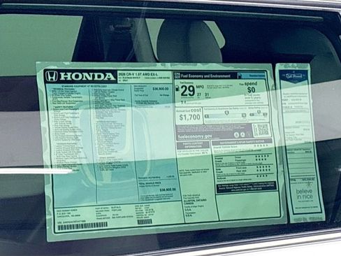 New 2026 Honda CR-V EX-L image 24