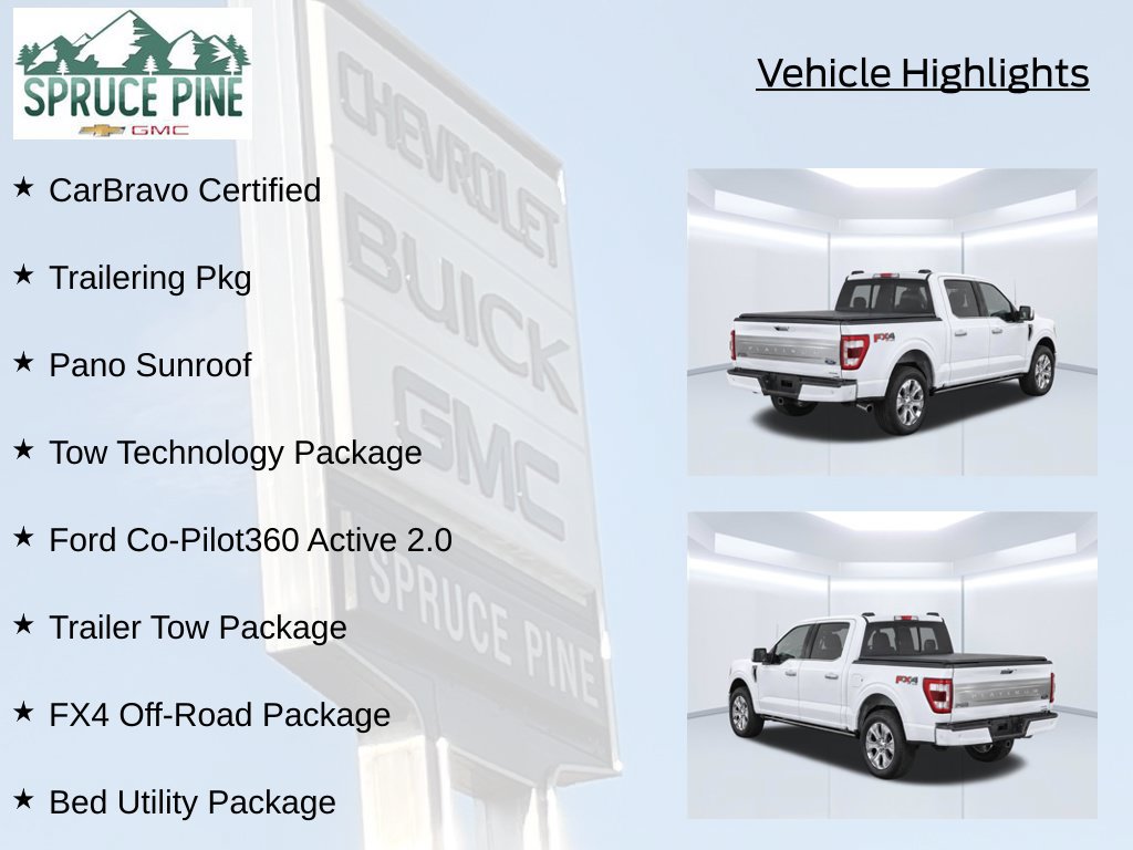 Used 2022 Ford F150 Platinum w/ Equipment Group 701A High AWD/4WD image 9