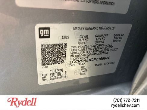 Used 2023 Chevrolet Silverado 1500 W/T w/ WT Value Package image 22