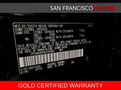 Certified 2022 Toyota Venza LE image 42