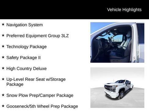 Used 2023 Chevrolet Silverado 3500 High Country w/ Snow Plow Prep/Camper Package image 11