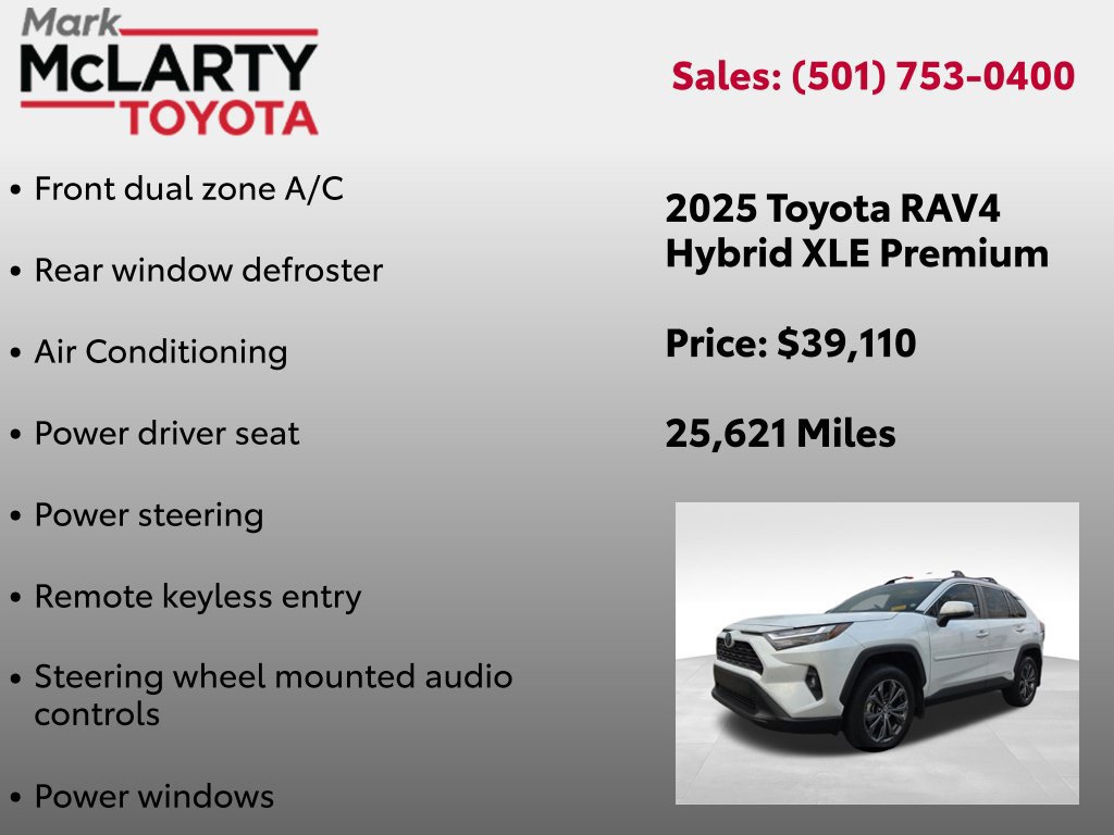 Used 2025 Toyota RAV4 XLE Premium AWD/4WD image 13