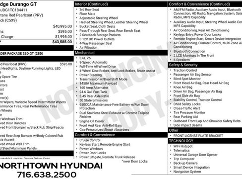 Used 2026 Dodge Durango GT AWD/4WD image 8