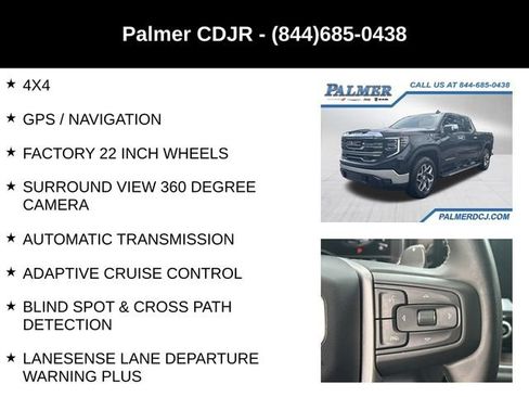 Used 2025 GMC Sierra 1500 SLT w/ SLT Premium Plus Package AWD/4WD image 6