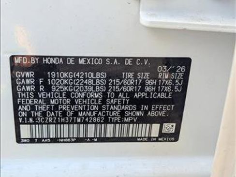 New 2026 Honda HR-V LX image 16