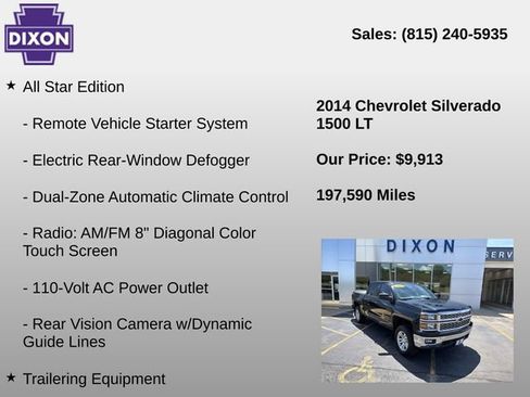 Used 2014 Chevrolet Silverado 1500 LT w/ All Star Edition AWD/4WD image 4