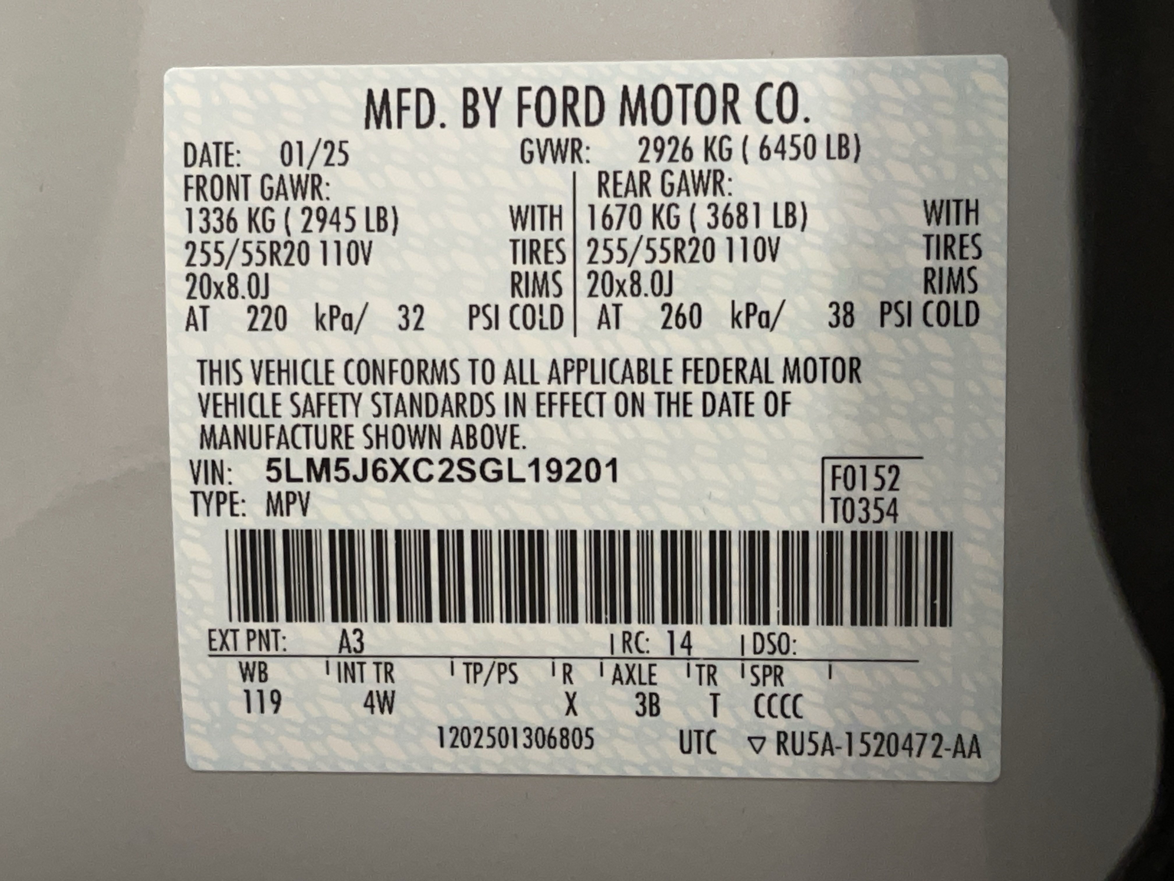 Used 2025 Lincoln Aviator AWD w/ Equipment Group 101A image 25