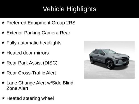 Used 2024 Chevrolet Trax RS w/ Driver Confidence Package image 2