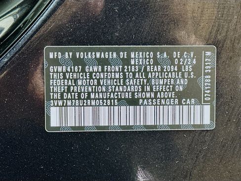 Certified 2024 Volkswagen Jetta SE image 30