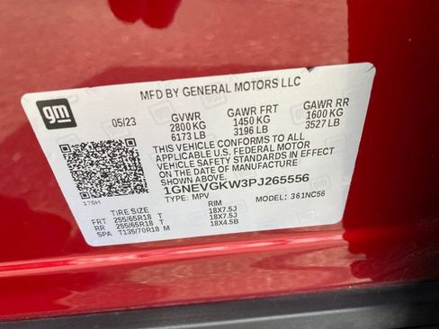 Certified 2023 Chevrolet Traverse LT AWD/4WD image 26