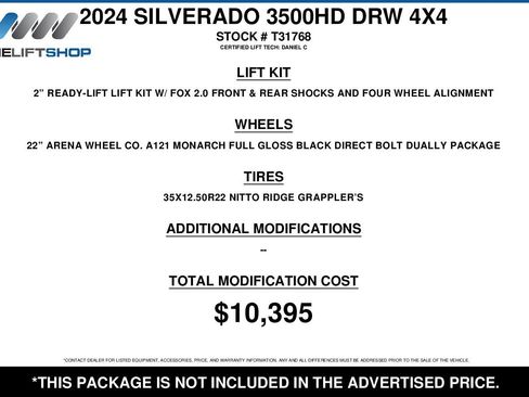 Used 2024 Chevrolet Silverado 3500 High Country w/ Technology Package image 2