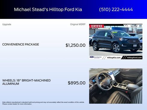 Certified 2023 Ford Edge SEL w/ Convenience Package AWD/4WD image 6