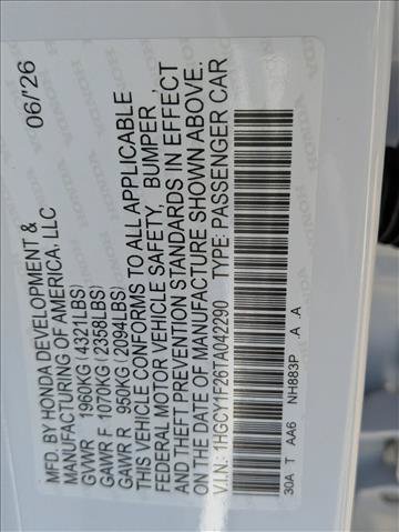New 2026 Honda Accord LX image 18