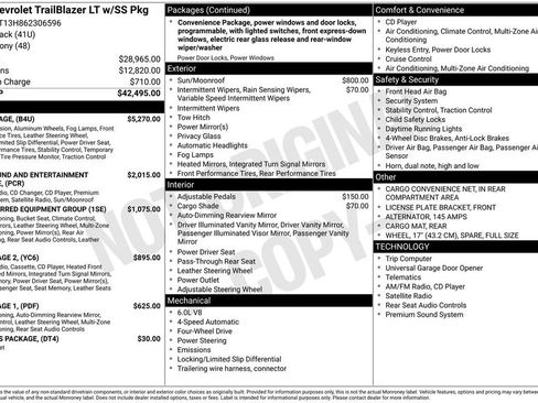 Used 2006 Chevrolet TrailBlazer LT w/ SS Package image 3