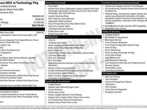 Used 2025 Acura MDX SH-AWD w/ Technology Package image 37