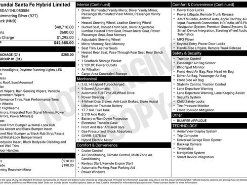 Used 2022 Hyundai Santa Fe Limited w/ Cargo Package image 9