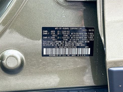 Certified 2025 Subaru Outback Limited AWD/4WD image 33