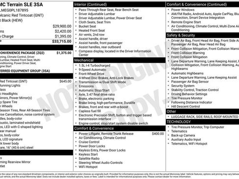 Used 2023 GMC Terrain SLE w/ Driver Convenience Package image 19