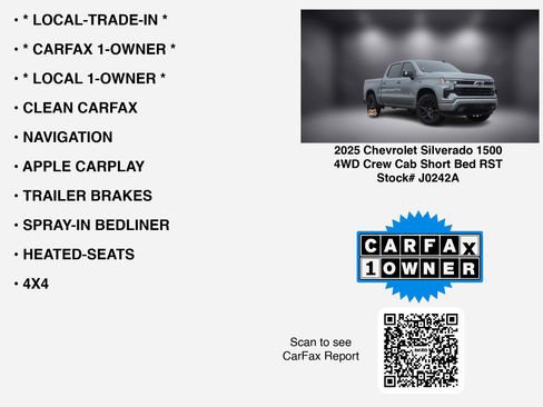 Used 2025 Chevrolet Silverado 1500 RST w/ All Star Edition Plus AWD/4WD image 6
