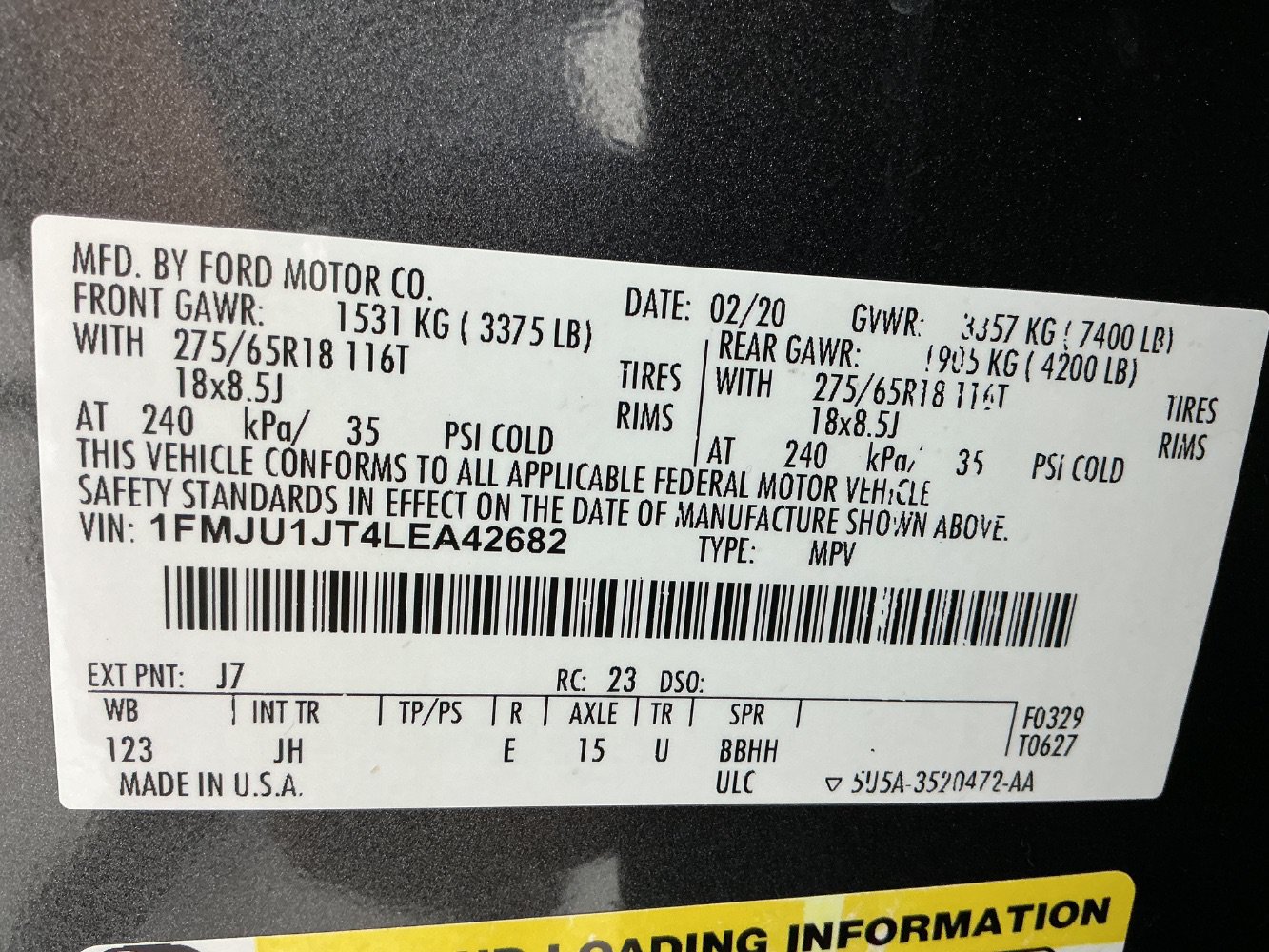 Used 2020 Ford Expedition XLT AWD/4WD image 48