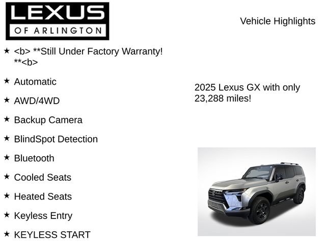 Certified 2025 Lexus GX 550 AWD/4WD image 8