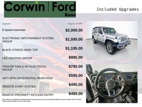 Used 2018 Jeep Wrangler Unlimited Sahara AWD/4WD image 3