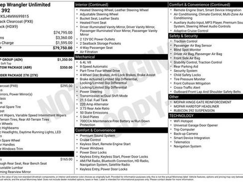 Used 2021 Jeep Wrangler Unlimited Rubicon w/ Dual Top Group image 20