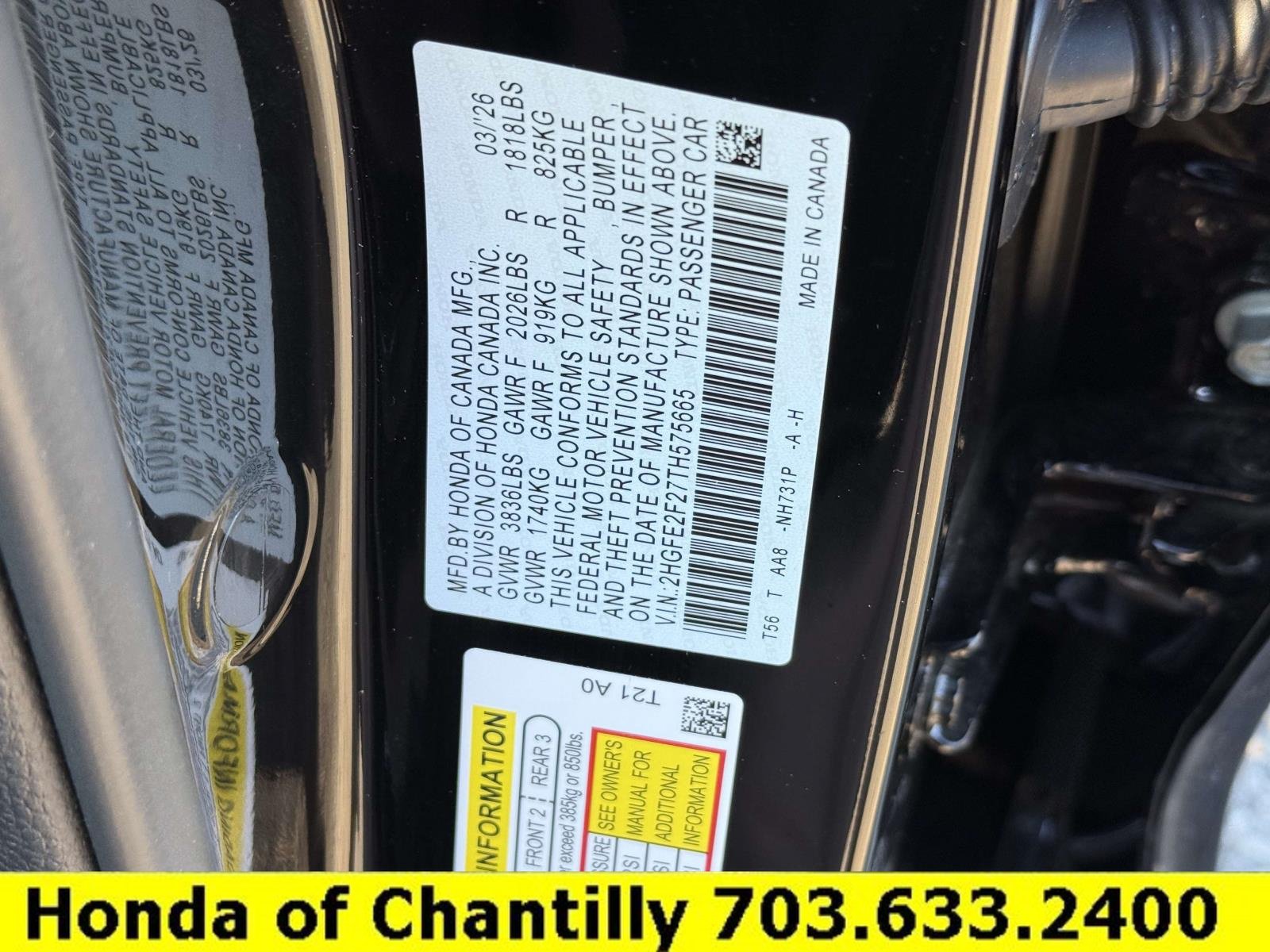 Used 2026 Honda Civic LX image 32