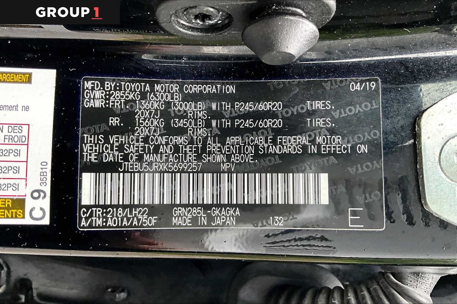 Used 2019 Toyota 4Runner Limited AWD/4WD image 37