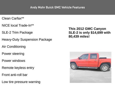 Used 2012 GMC Canyon SLE image 4