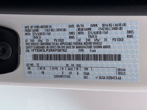 Used 2024 Ford F150 XLT w/ Equipment Group 302A MID AWD/4WD image 41