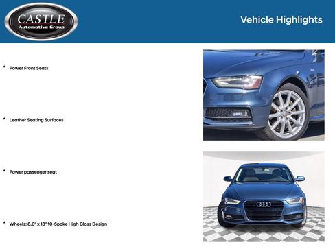 Used 2016 Audi A4 2.0T Premium w/ Convenience Plus Package FWD image 8