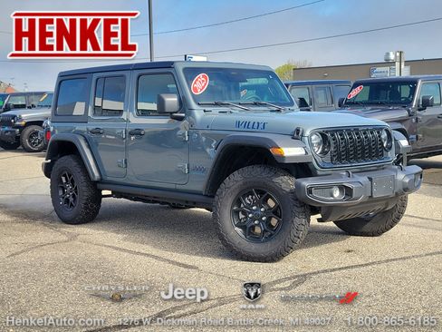 Used 2025 Jeep Wrangler Unlimited Sport S 4xe AWD/4WD image 1