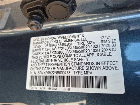 Used 2022 Honda Pilot Special Edition image 22